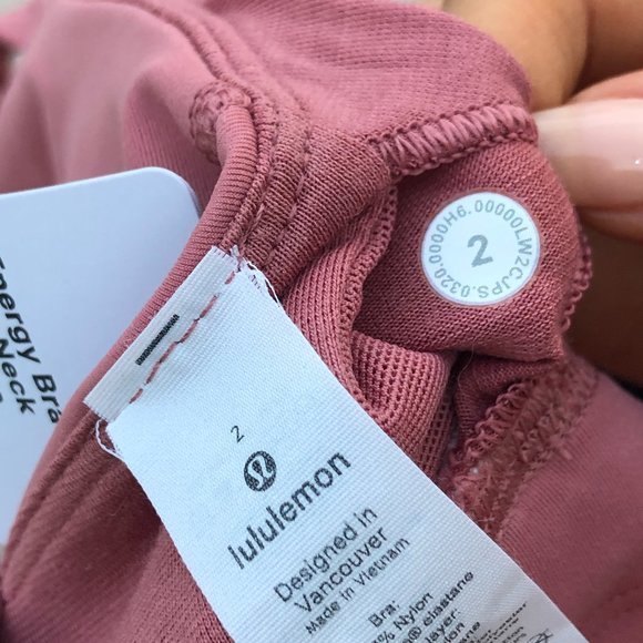 NWT Lululemon Energy Bra High Neck Long Line -Sz 2 - Picture 4 of 4